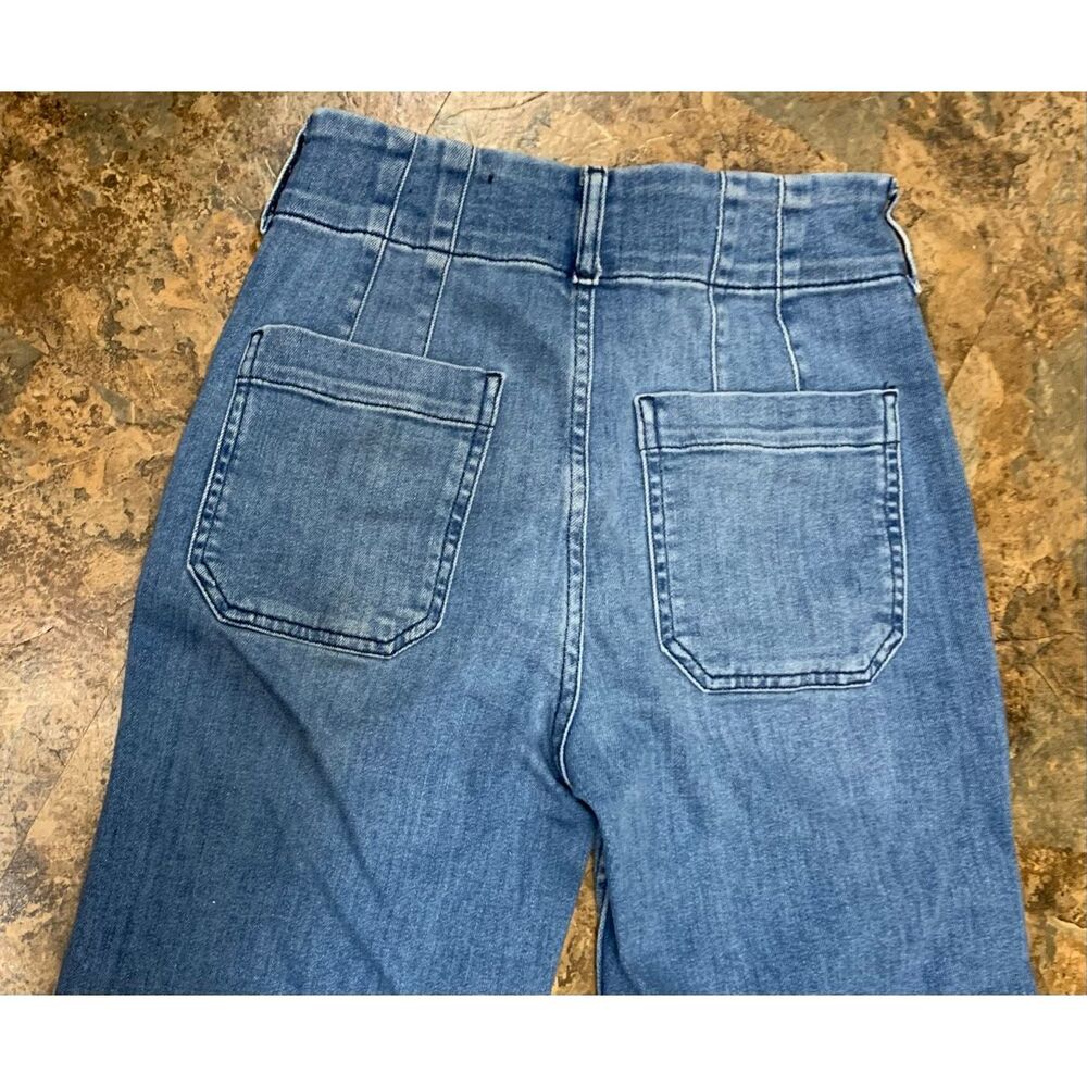 Anthropologie Maeve The Colette High Rise Crop Denim JEANS sz 26 - Picture 9 of 10